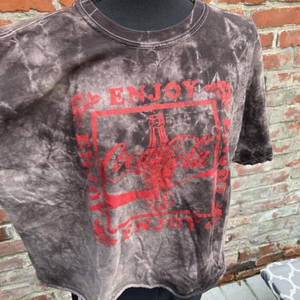 Enjoy Coca Cola Tie Dye Crop